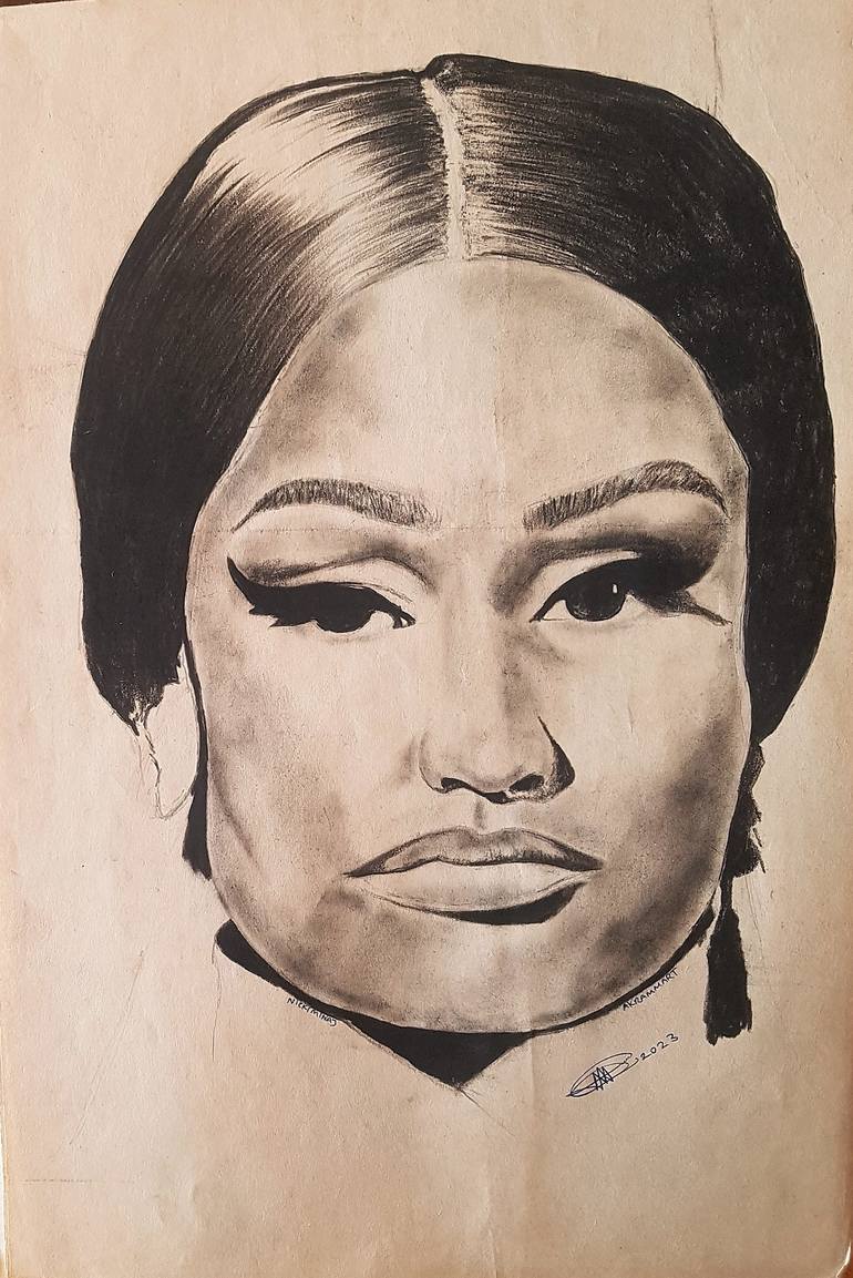 Nicki Minaj Drawing by Akram Muhammad | Saatchi Art