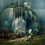 Collection Surrealism No 16 / Skeletons in Paris