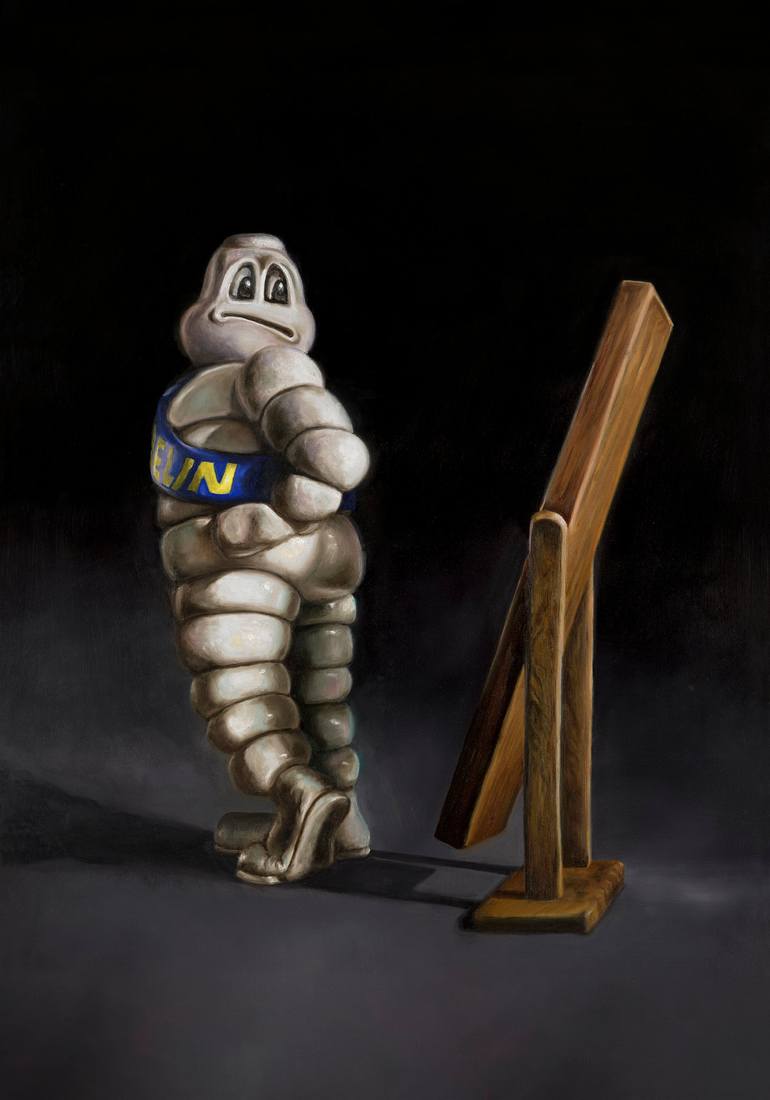 Original Figurative Humor Paintings by Simon Shepherd