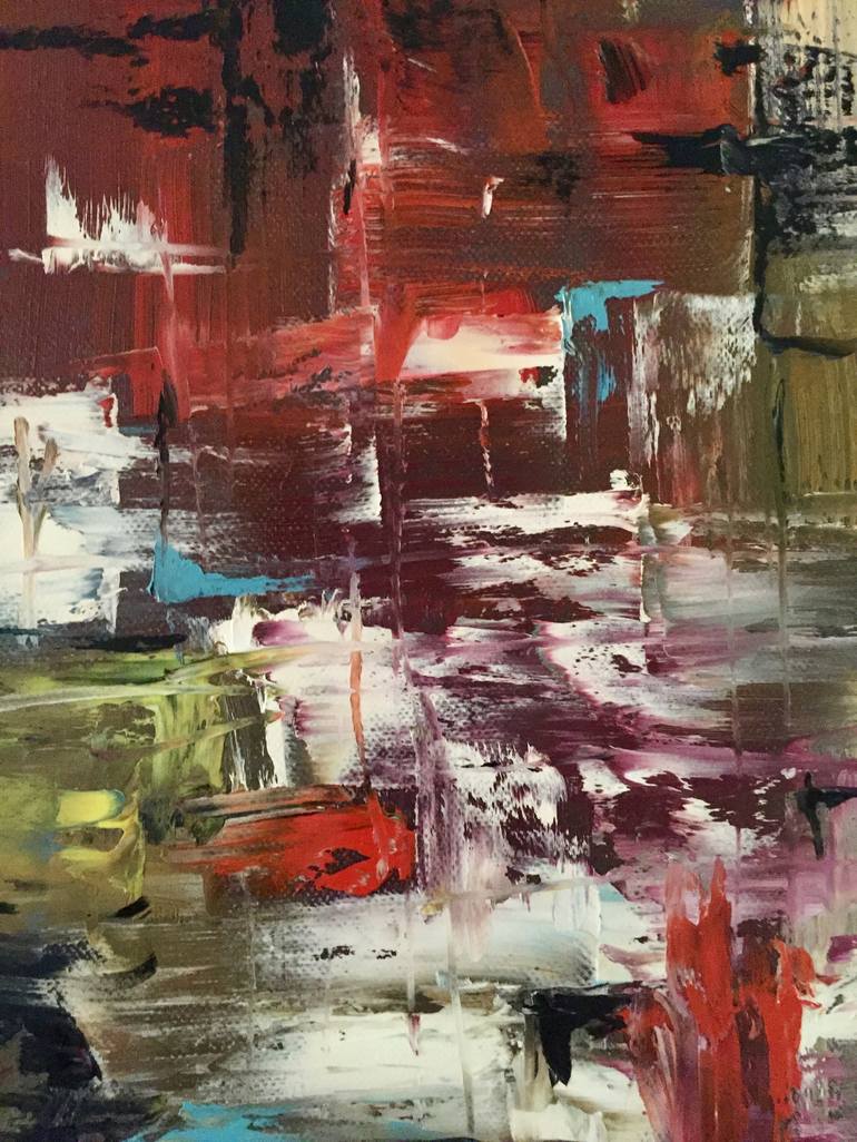 Original Abstract Expressionism Abstract Painting by Ross Montalban Soto