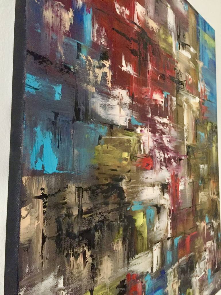 Original Abstract Expressionism Abstract Painting by Ross Montalban Soto