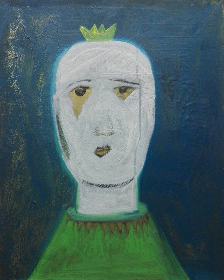 Lonely King Painting by Doc Hamdy | Saatchi Art