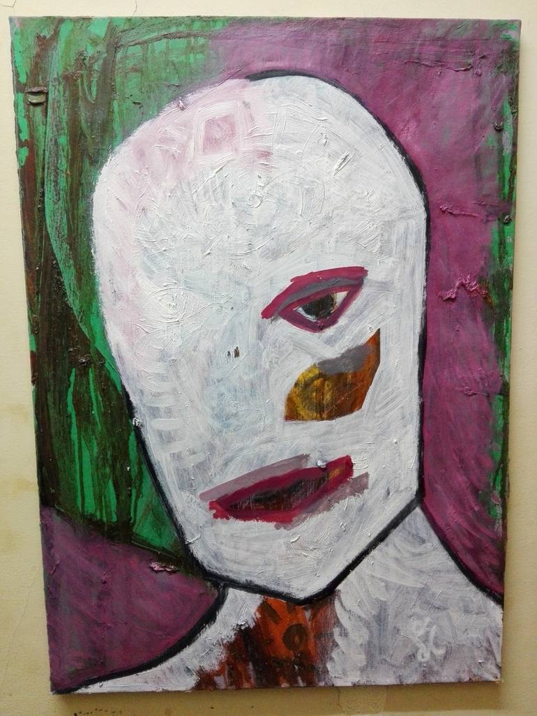 Original Abstract Portrait Paintings by Doc Hamdy