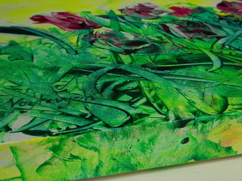 Original Floral Painting by Ivanka Voytovych