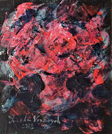 Original Abstract Floral Paintings by Ivanka Voytovych