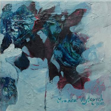Original Abstract Expressionism Floral Paintings by Ivanka Voytovych