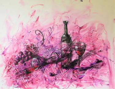 Print of Abstract Expressionism Food & Drink Paintings by Ivanka Voytovych
