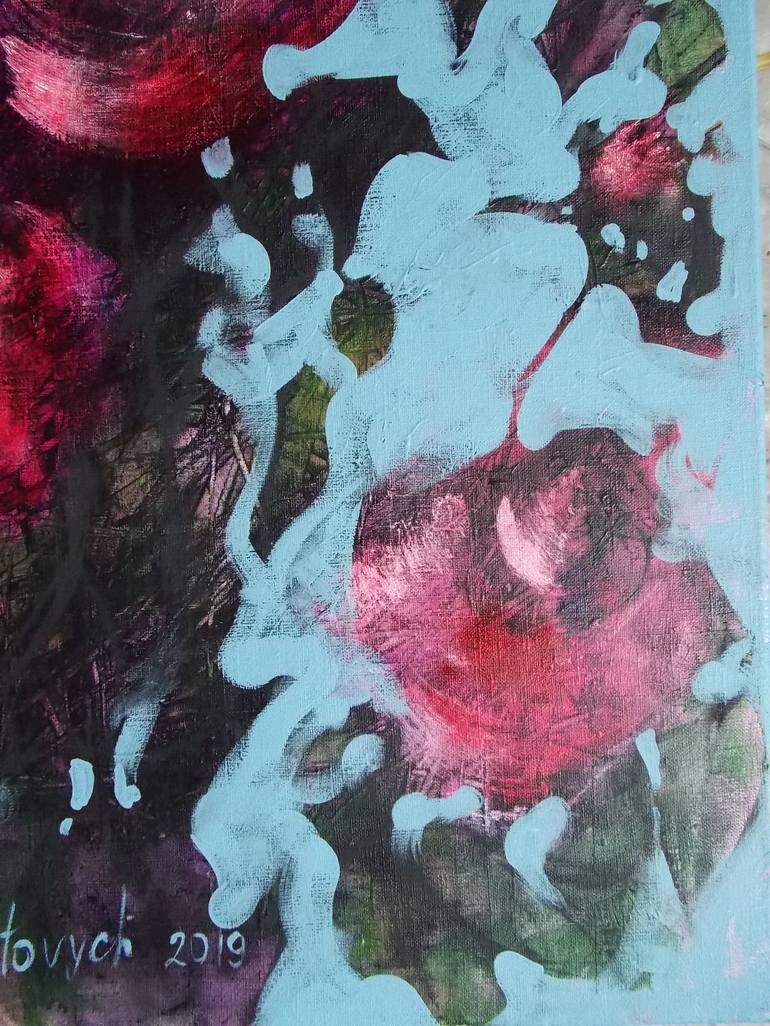 Original Floral Painting by Ivanka Voytovych