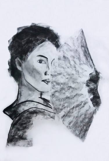 Print of Expressionism Women Drawings by Galia Yasinovska