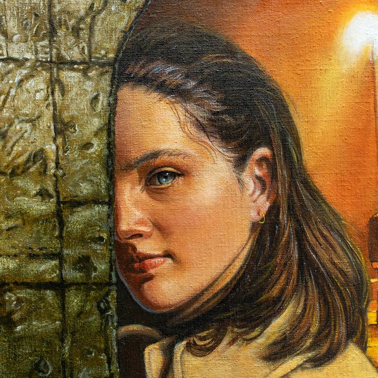 Original Conceptual People Painting by Robert Tracy