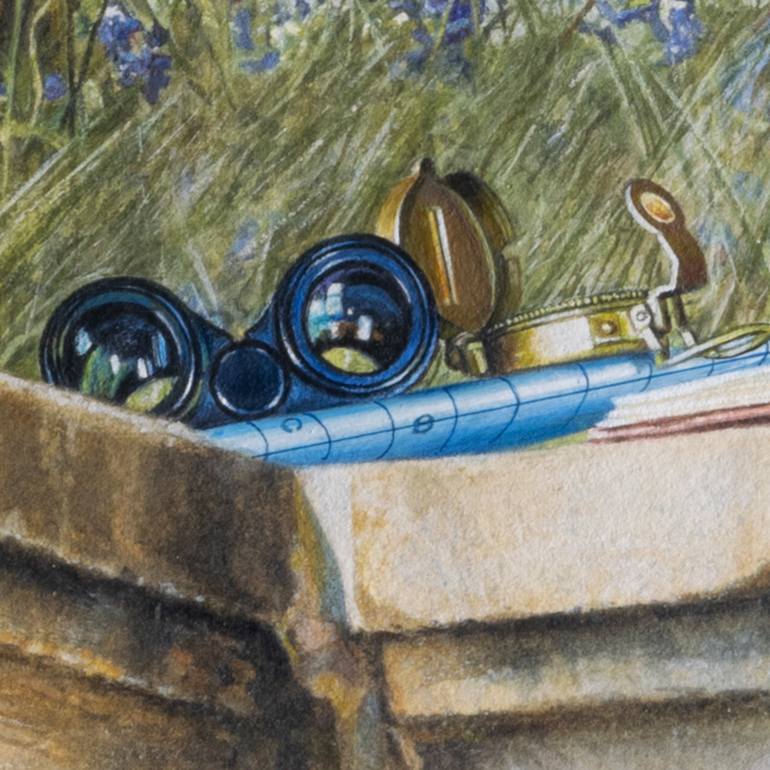 Original Conceptual Landscape Painting by Robert Tracy