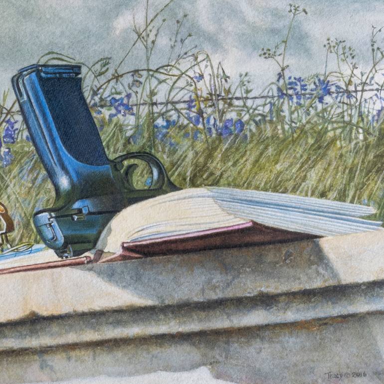 Original Conceptual Landscape Painting by Robert Tracy