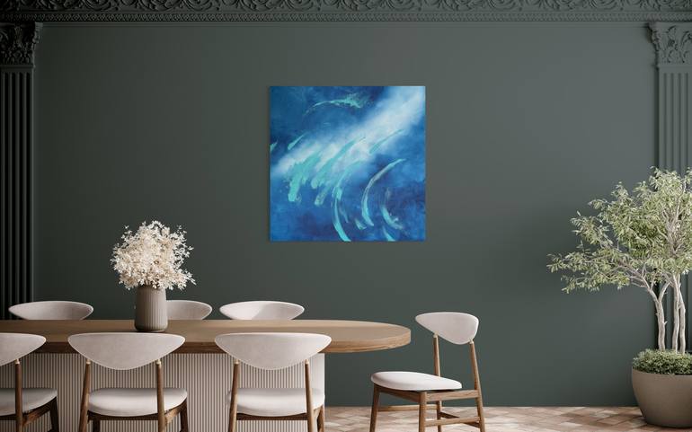 Original Abstract Expressionism Abstract Painting by Flora Butler