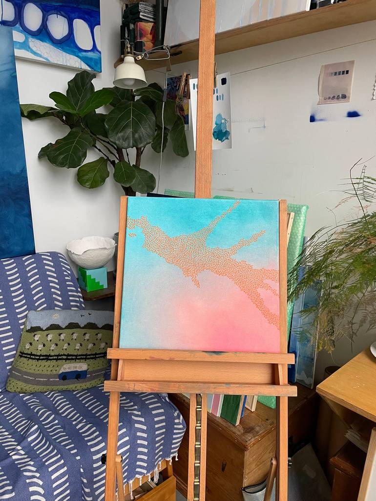 Original Modernism Abstract Painting by Flora Butler