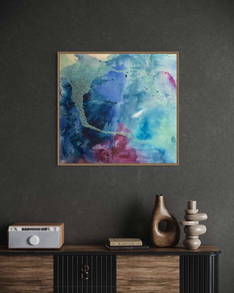 Original Modernism Abstract Painting by Flora Butler