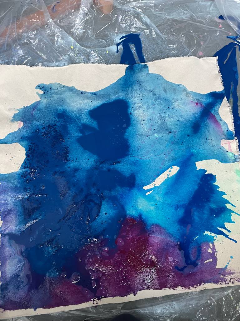 Original Modernism Abstract Painting by Flora Butler