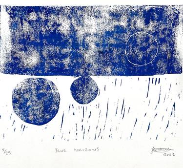 Original Abstract Printmaking by Flora Butler