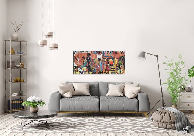Original Abstract Expressionism Abstract Painting by Jesse Johnson