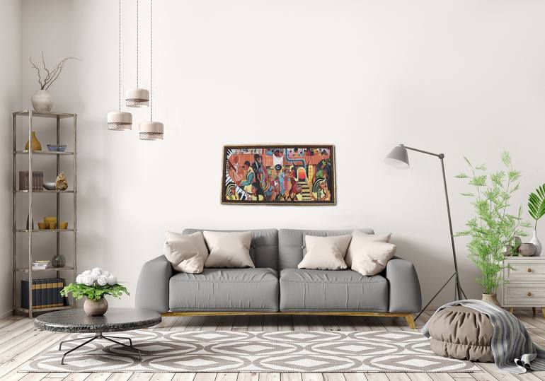 Original Abstract Expressionism Abstract Painting by Jesse Johnson