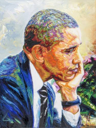 Thinker Obama Limited Edition Print thumb
