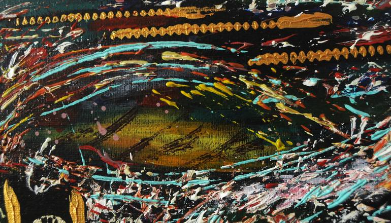 Original Modernism Abstract Painting by Cecilia Chibulcutean