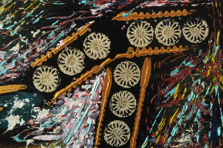 Original Modernism Abstract Painting by Cecilia Chibulcutean
