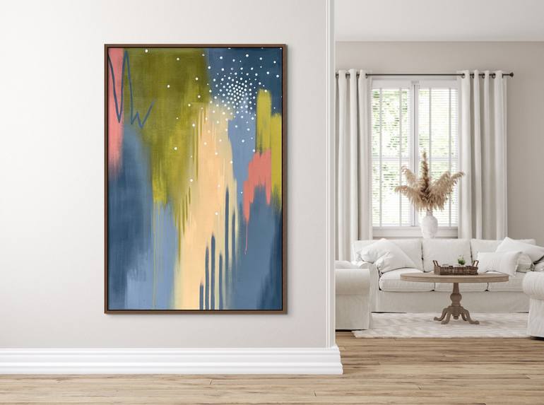 Original Abstract Expressionism Abstract Painting by Elisabeth Grace