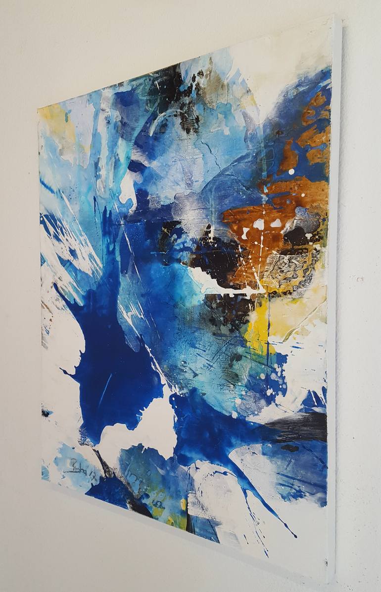 Original Abstract Expressionism Abstract Painting by Anke Ryba