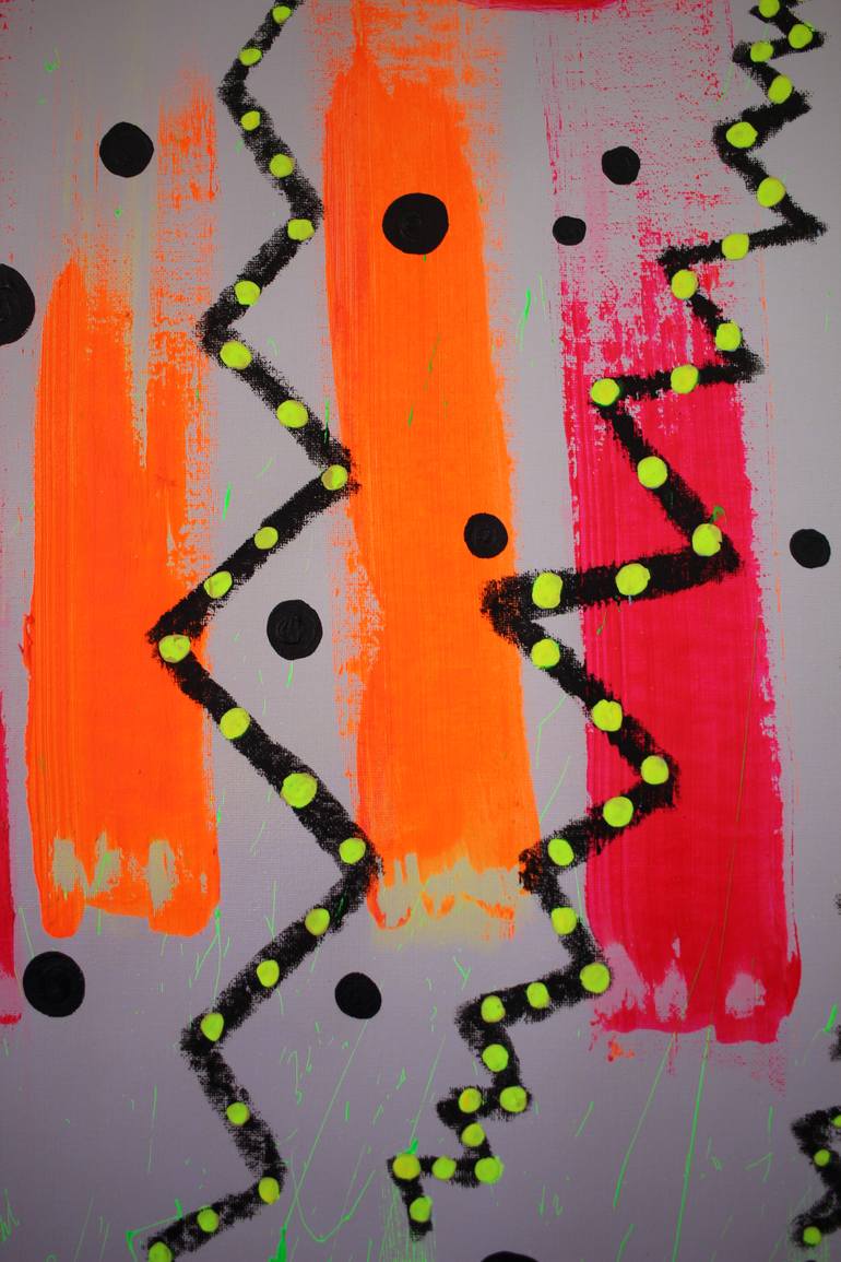 Original Abstract Expressionism Abstract Painting by Yana Gordin