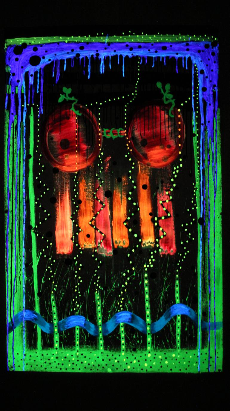 Original Abstract Expressionism Abstract Painting by Yana Gordin