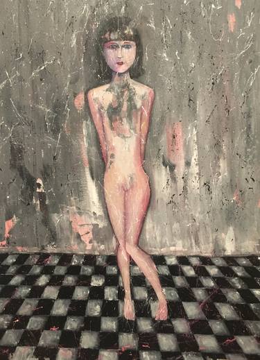 Original Conceptual Nude Paintings by Judy Ash Kim Noble