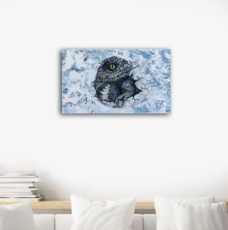 Original Fine Art Animal Painting by Luna Smith