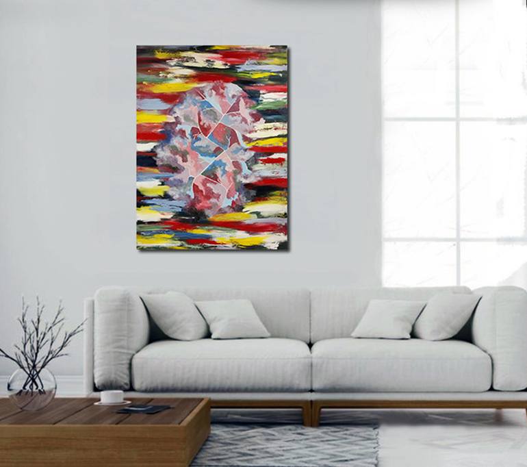 Original Abstract Expressionism Fantasy Painting by Luna Smith
