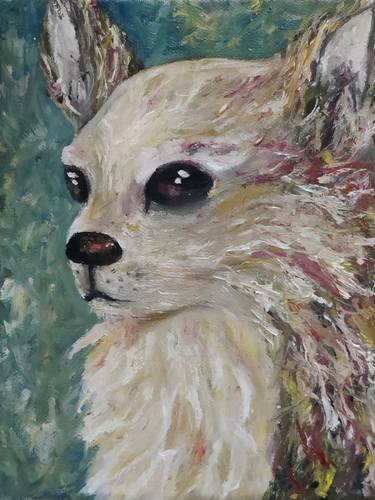 Original Impressionism Animal Painting by Luna Smith