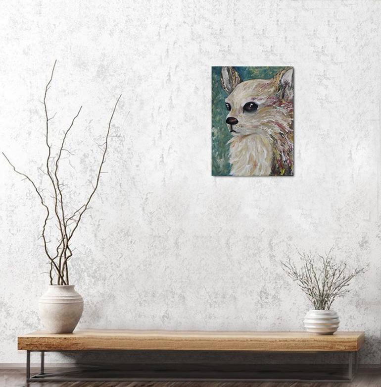 Original Impressionism Animal Painting by Luna Smith