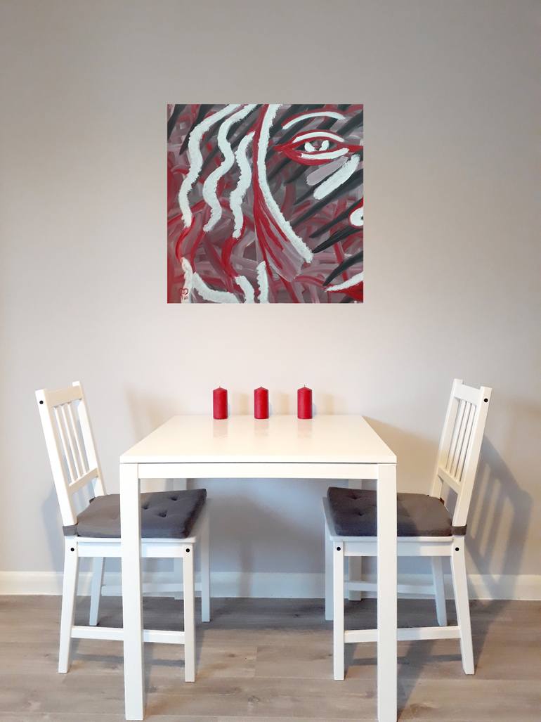 Original Abstract Expressionism Abstract Painting by Luna Smith