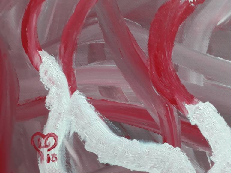 Original Abstract Expressionism Abstract Painting by Luna Smith