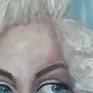 Merilyn Monroe
Oil painting on canvas
11.8inX15.7inX0.6in (30cmX40cmX1.5cm)
By Luna Smith, Lu
From nothingness to success
Famous and glamourous
with depression and anxiety
Sensual and talented
with addiction and the past
Forever admirable star
- No framing needed.
- ORIGINAL Painting by Lu aka Luna Smith - Not a Print or Reproduction.
- Painting is signed and dated by the artist as well as accompanied by a Certificate of Authenticity.