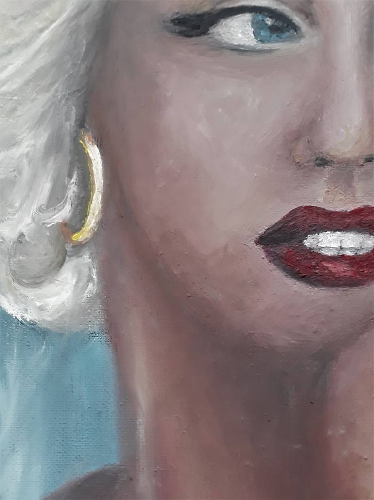 Original Impressionism People Painting by Luna Smith