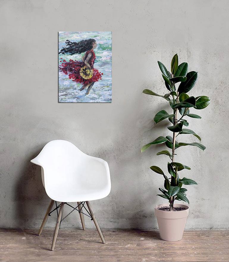 Original Conceptual People Painting by Luna Smith