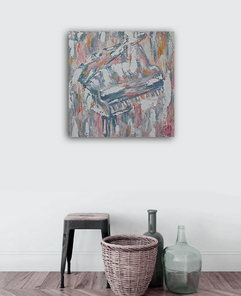 Original Expressionism Music Painting by Luna Smith