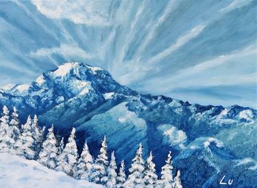 Original Fine Art Landscape Paintings by Luna Smith