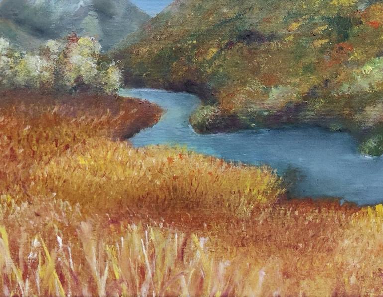 Original Fine Art Landscape Painting by Luna Smith