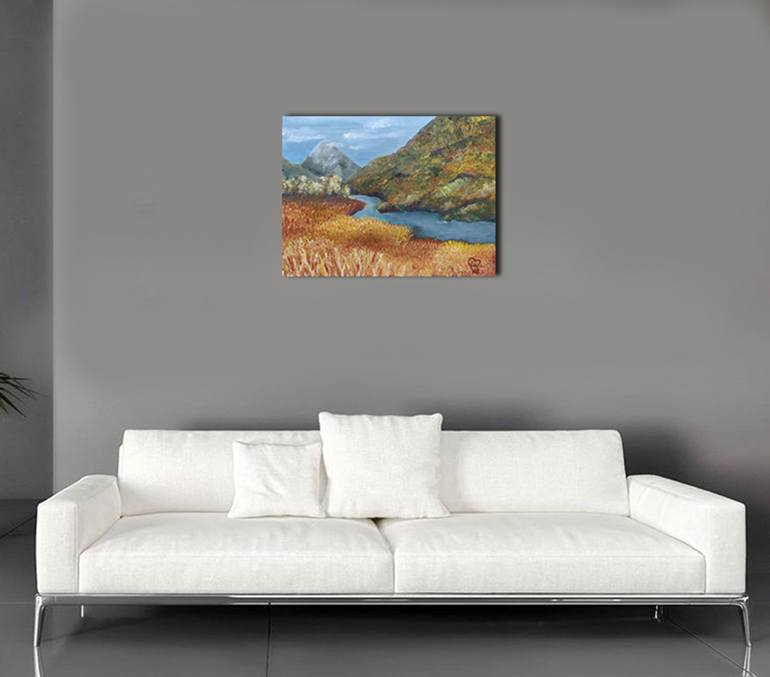 Original Fine Art Landscape Painting by Luna Smith