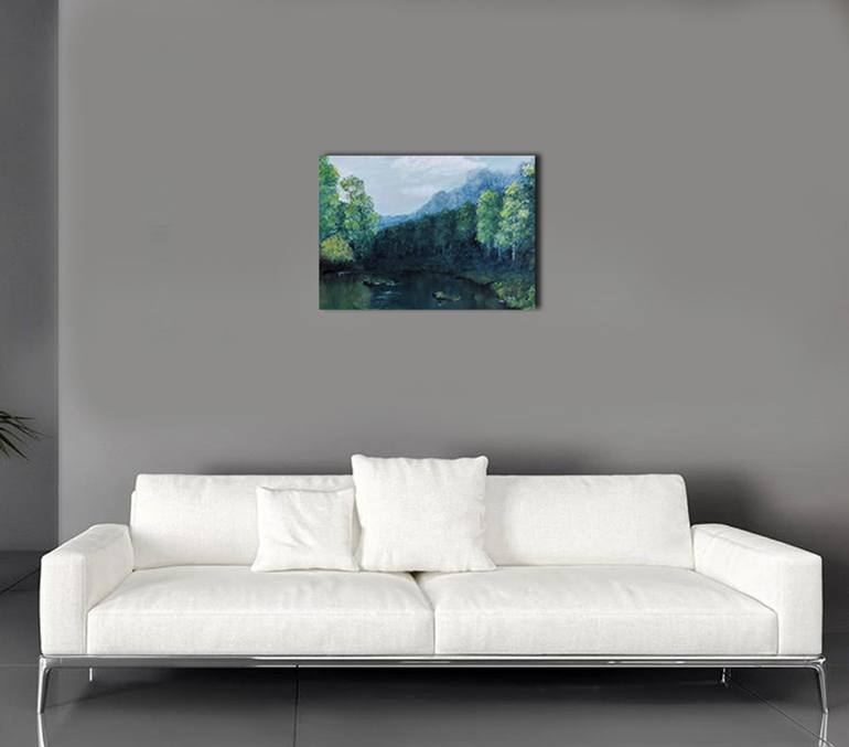 Original Fine Art Landscape Painting by Luna Smith