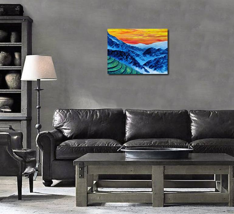 Original Modern Landscape Painting by Luna Smith