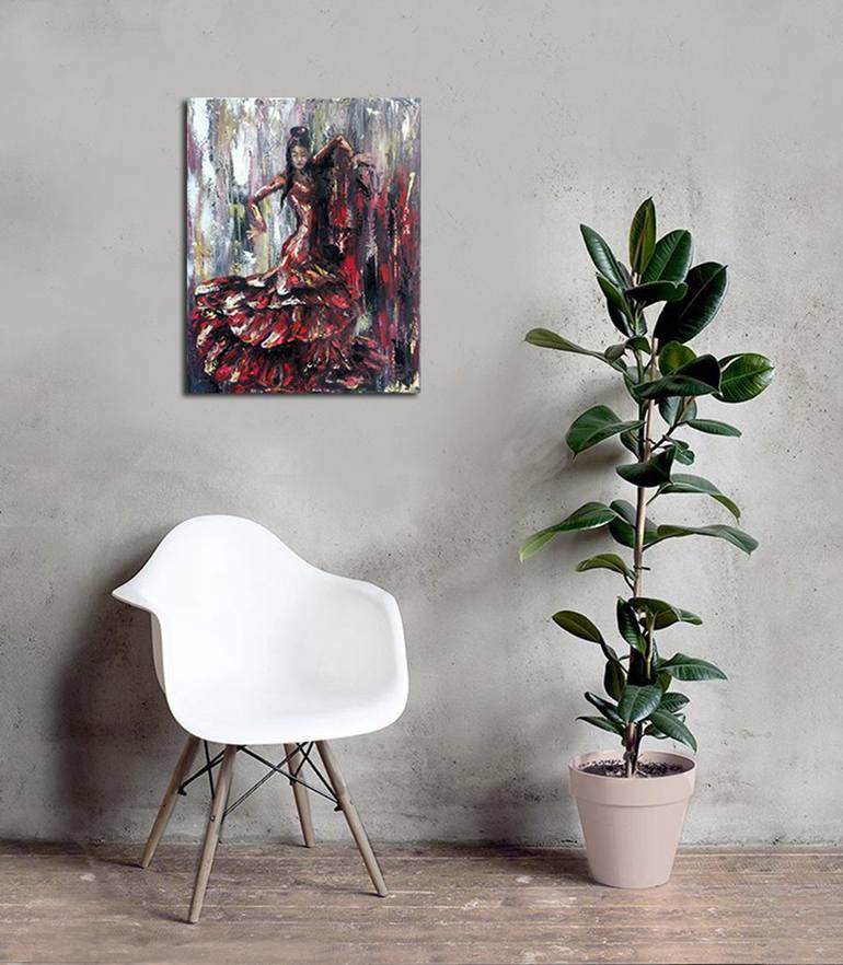 Original Conceptual People Painting by Luna Smith