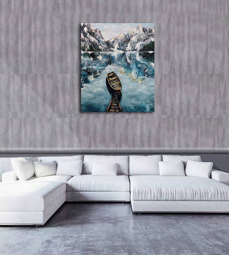 Original Expressionism Landscape Painting by Luna Smith