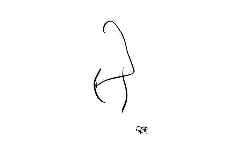 Pregnancy Drawing by Gert Rautenbach
