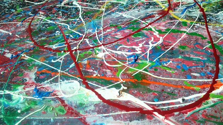 Original Abstract Painting by N B